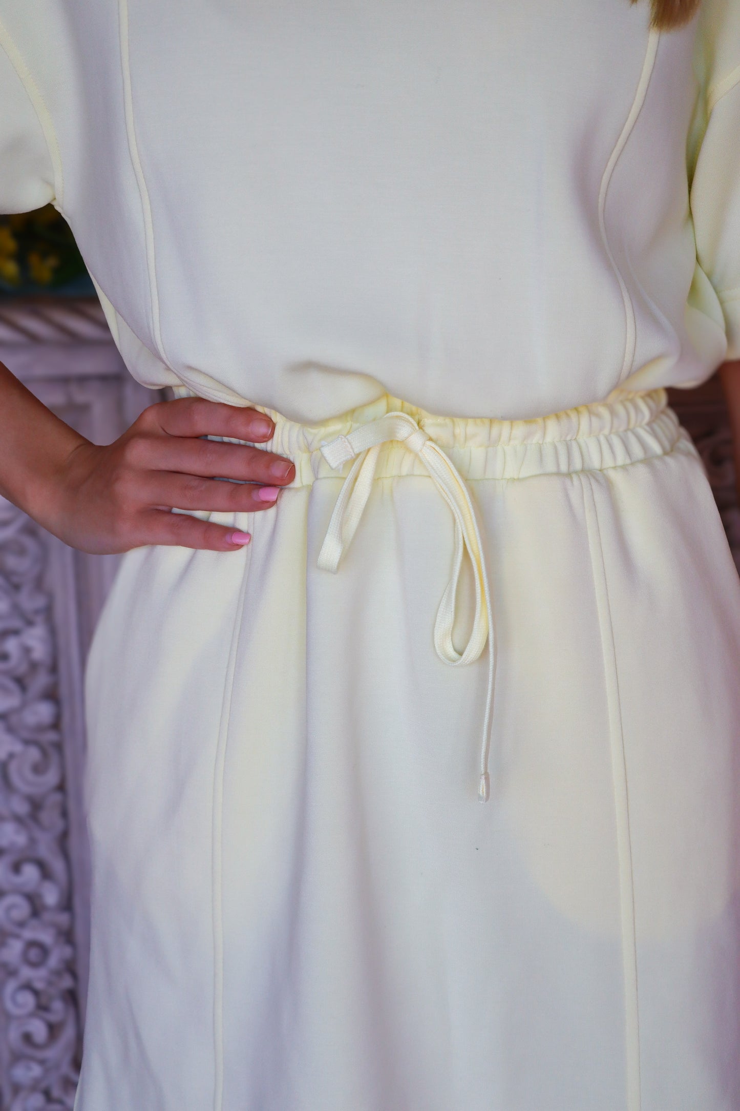 Pastel Yellow Athletic Dress