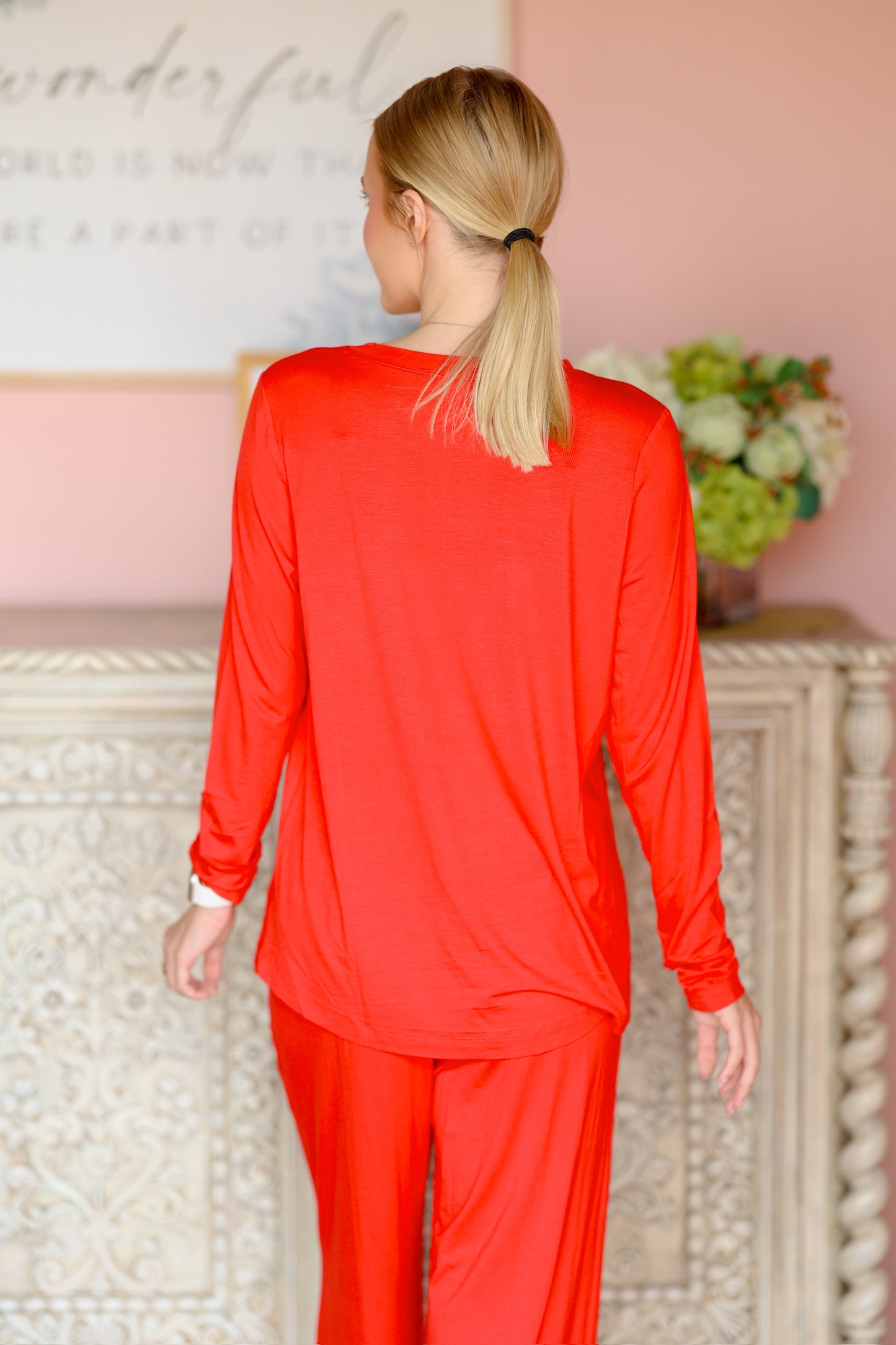 Red Long Sleeve Basic