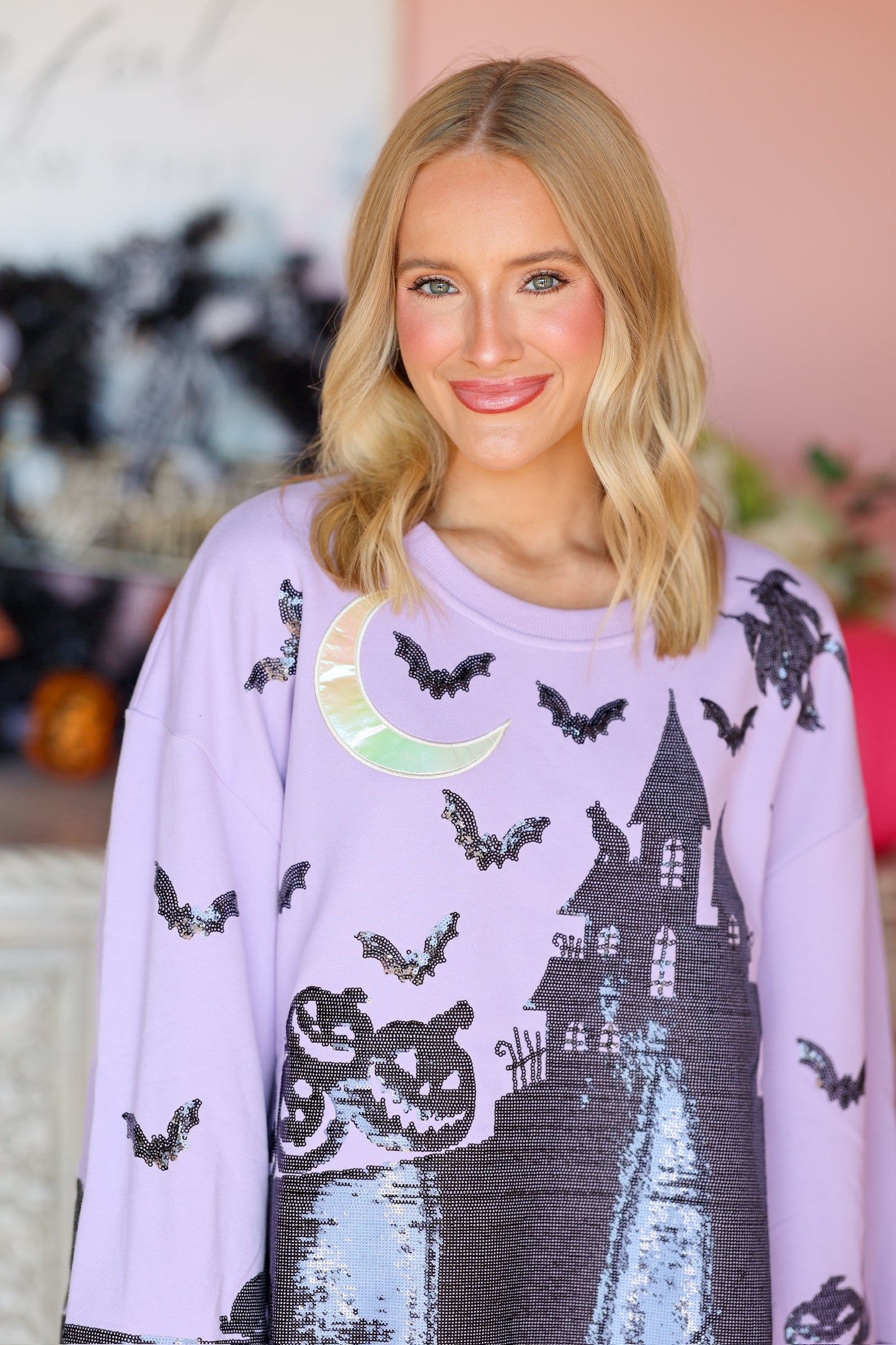 QOS Spooky Lavender Sweatshirt