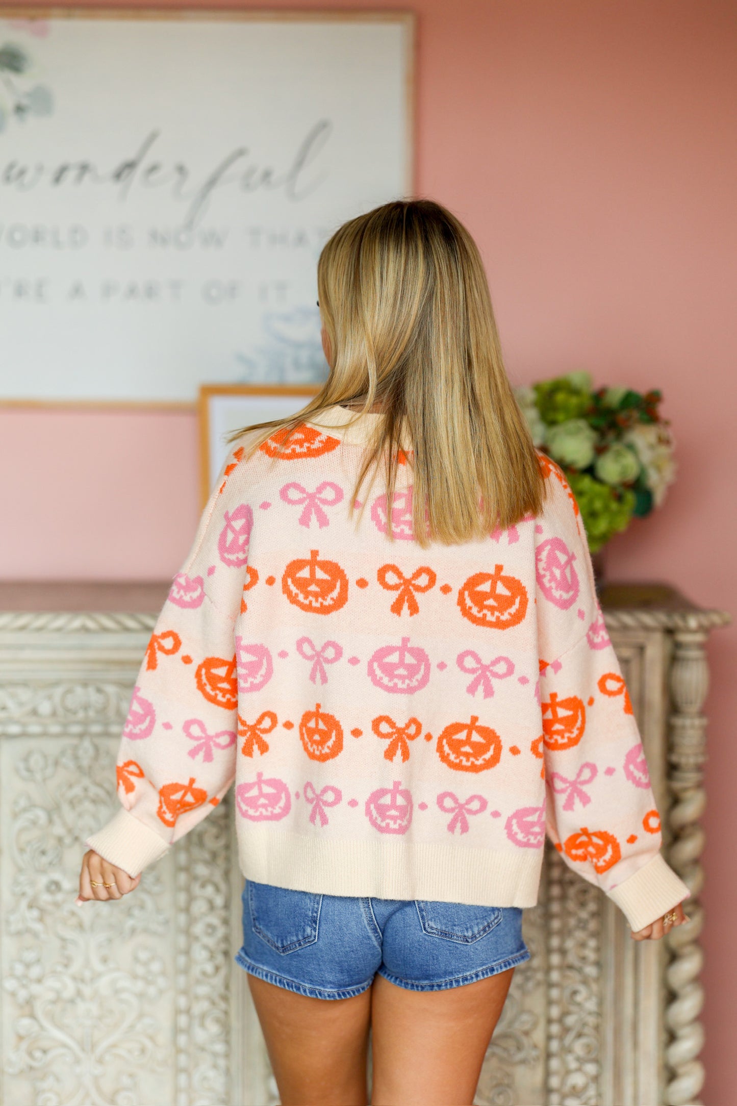 Multi-Color Halloween Cardigan