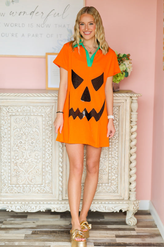 QOS Pumpkin Dress