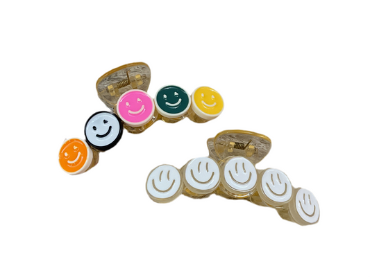 Smiley Face Hair Clip