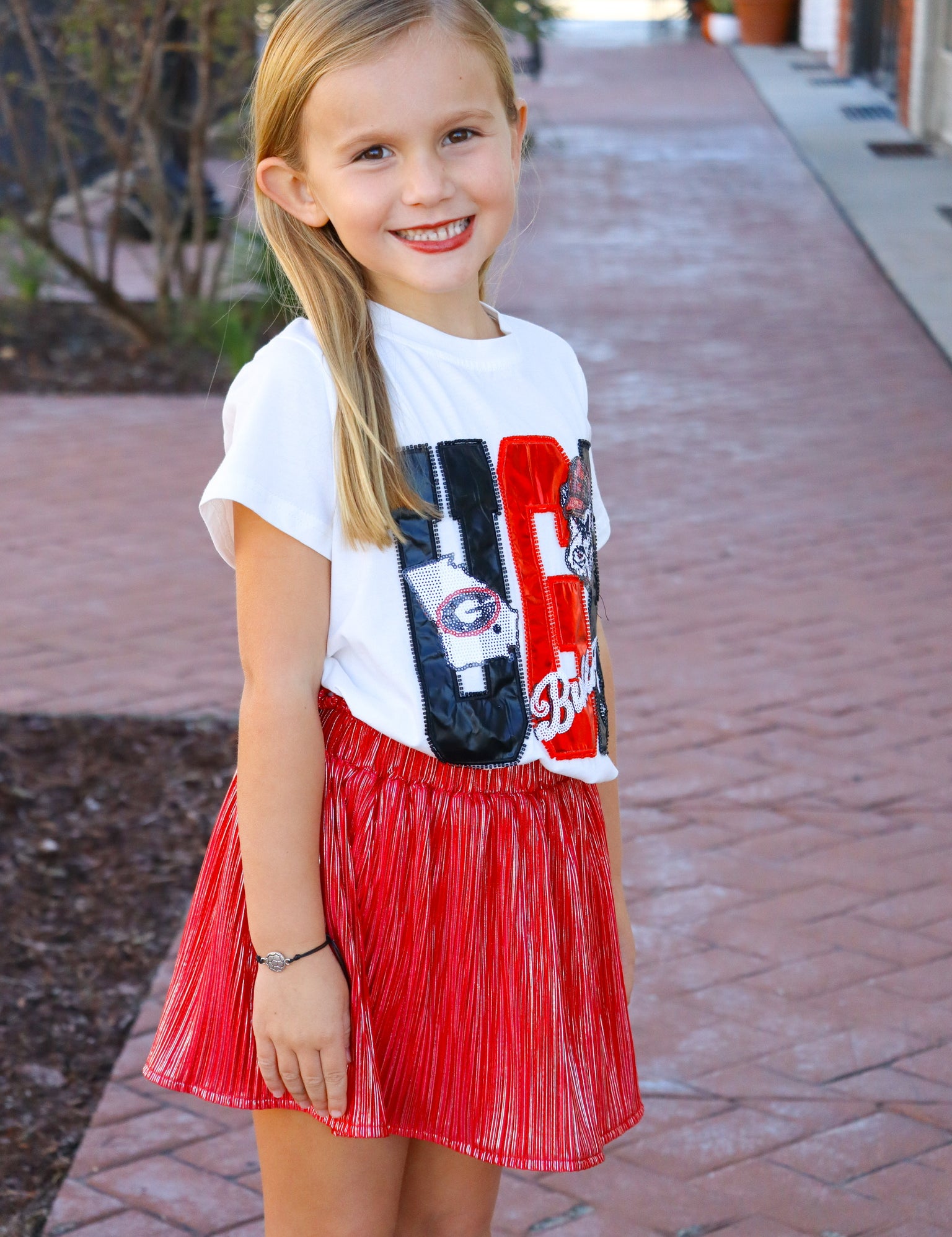 KIDS QOS Metallic UGA Tee