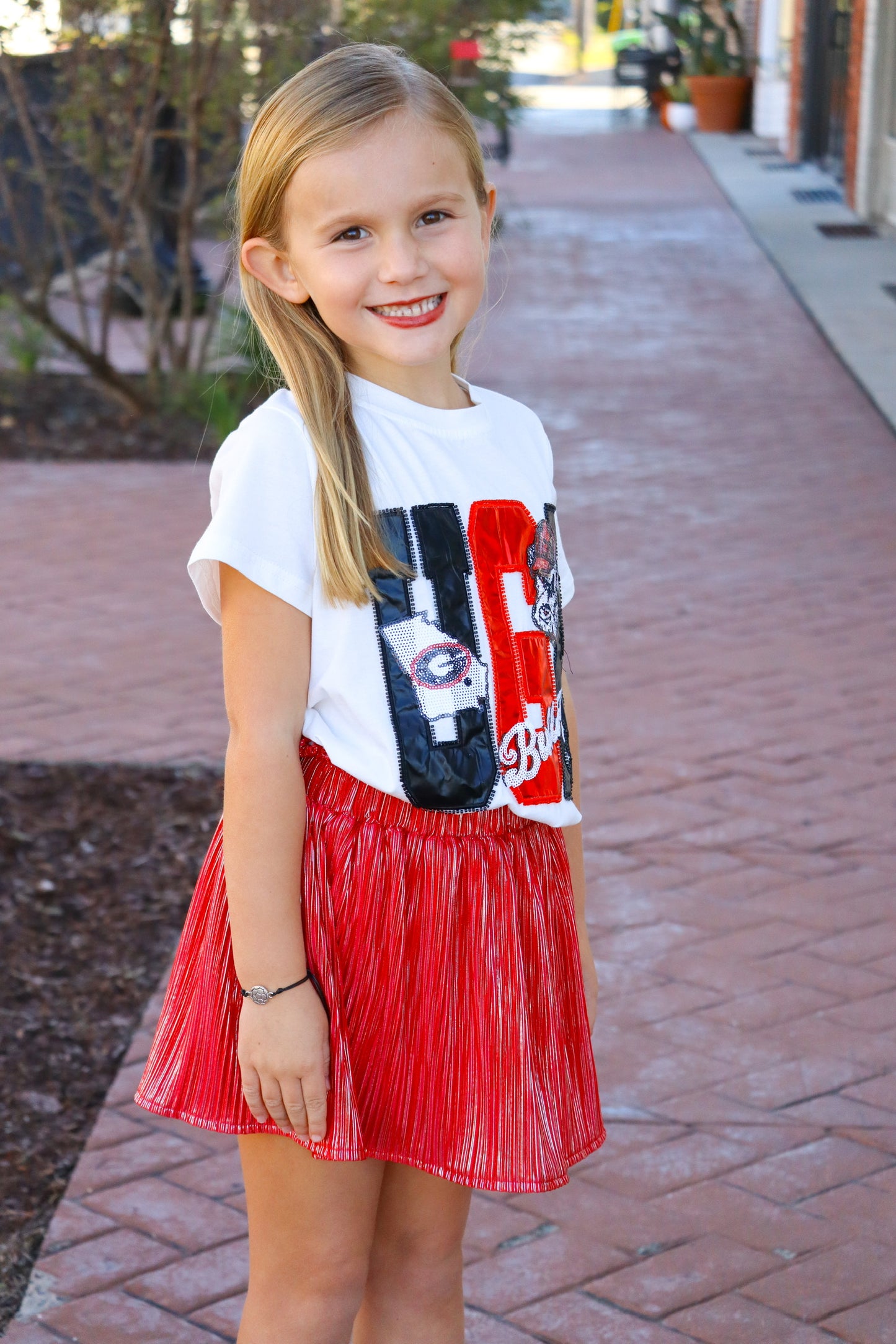 KIDS QOS Metallic UGA Tee