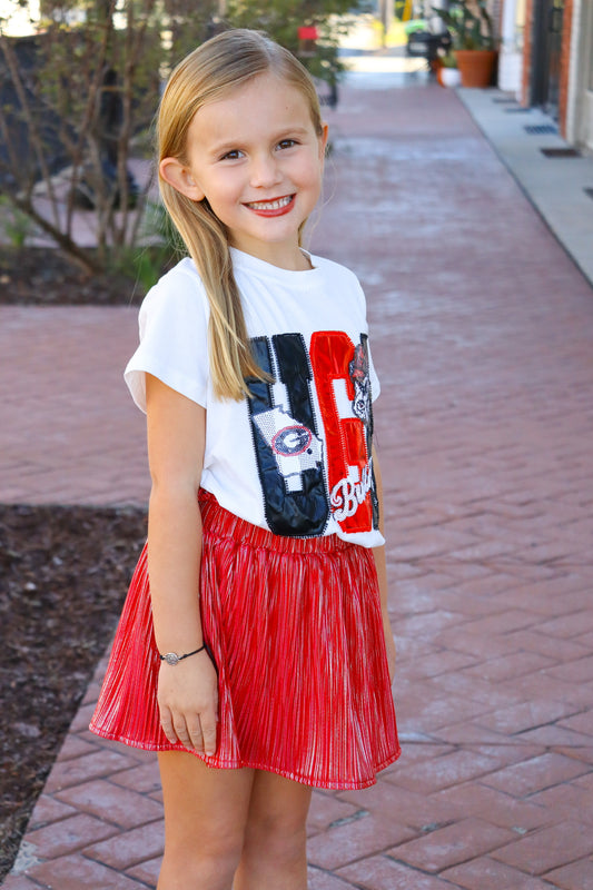 KIDS QOS Metallic UGA Tee