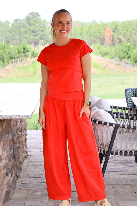 Red Washed Set