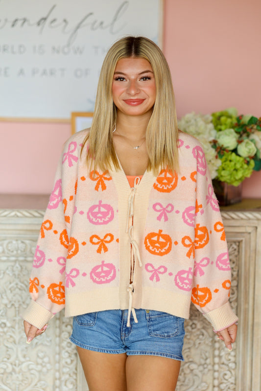 Multi-Color Halloween Cardigan