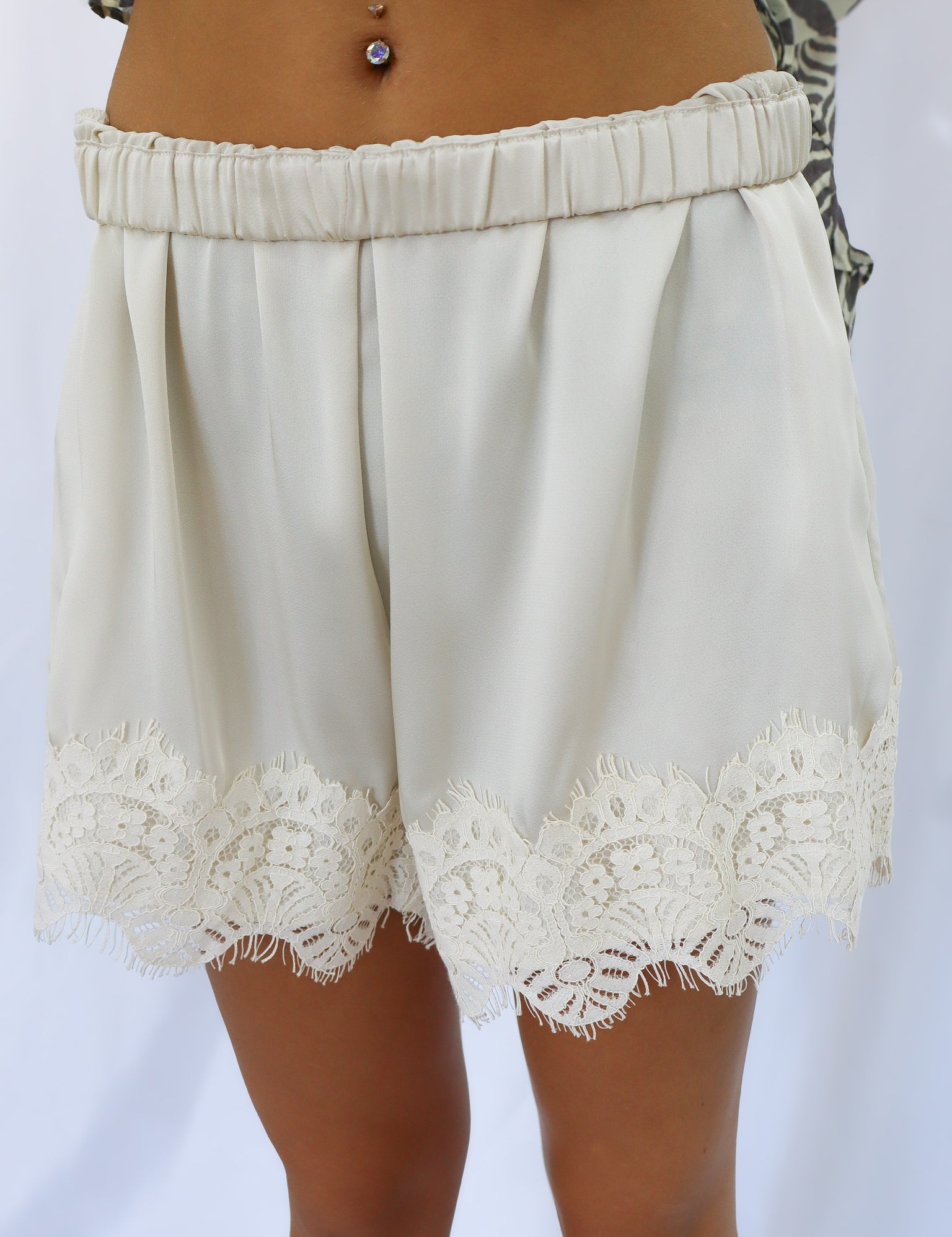 Pearl Lace Shorts