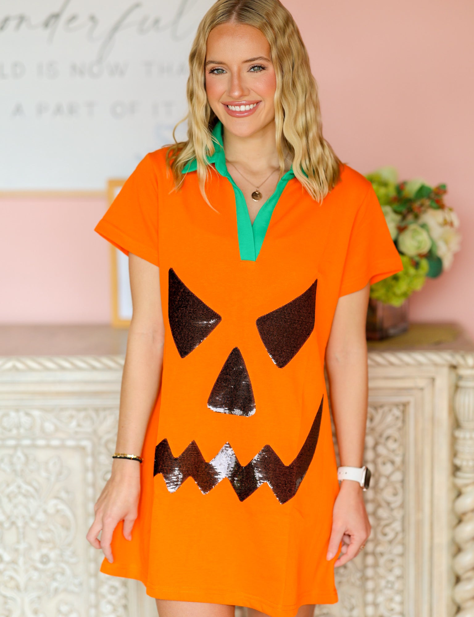 QOS Pumpkin Dress