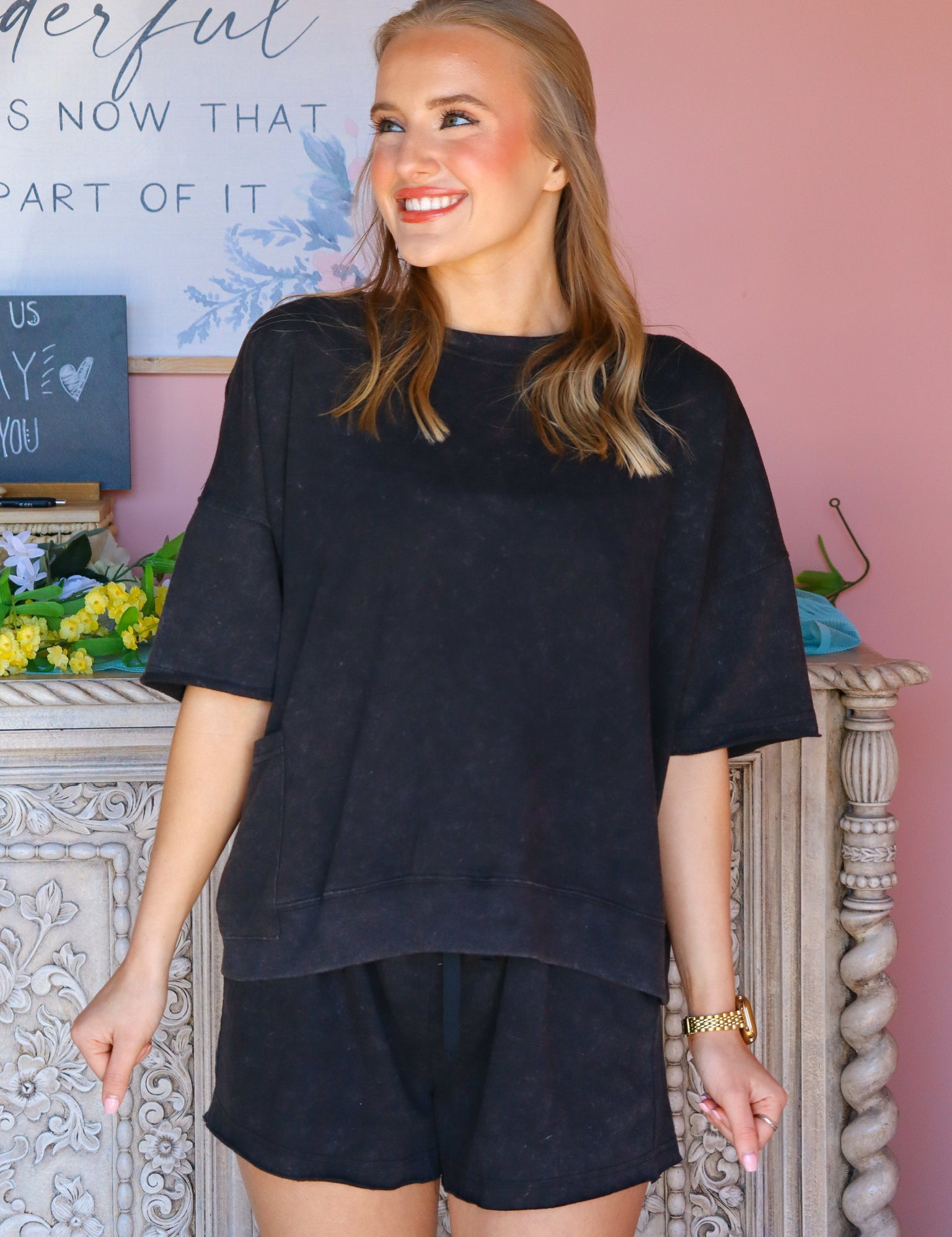 Cozy Black Lounge Set