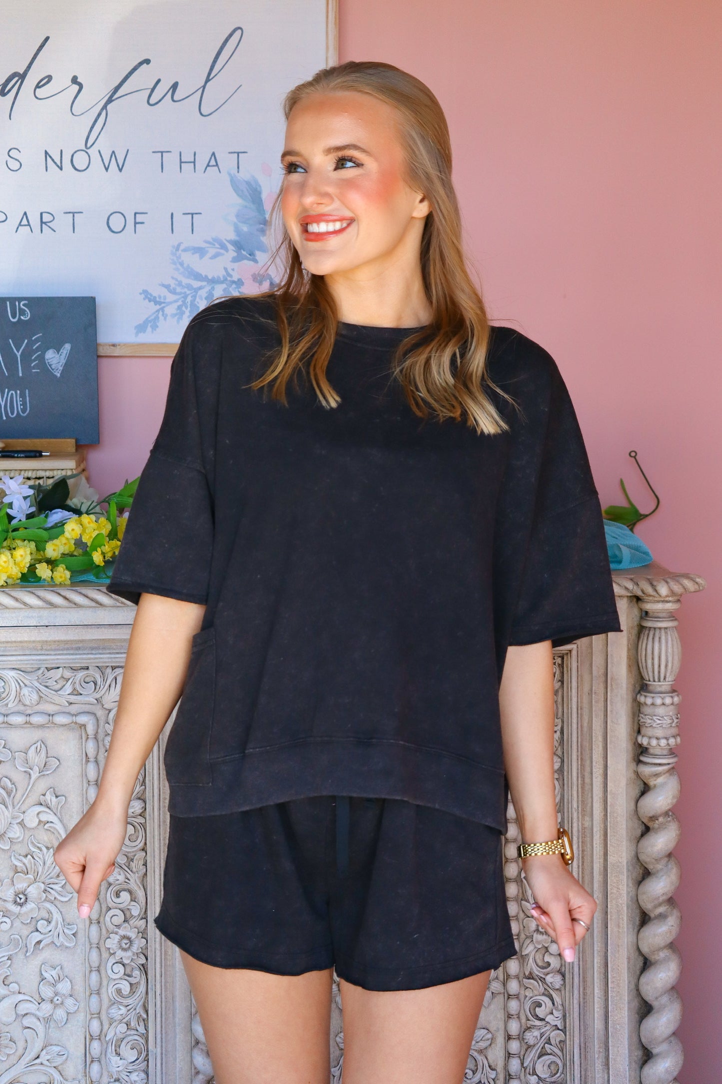 Cozy Black Lounge Set