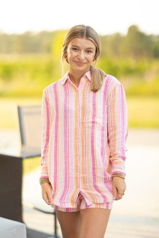 Saturdays Stripe Shirt