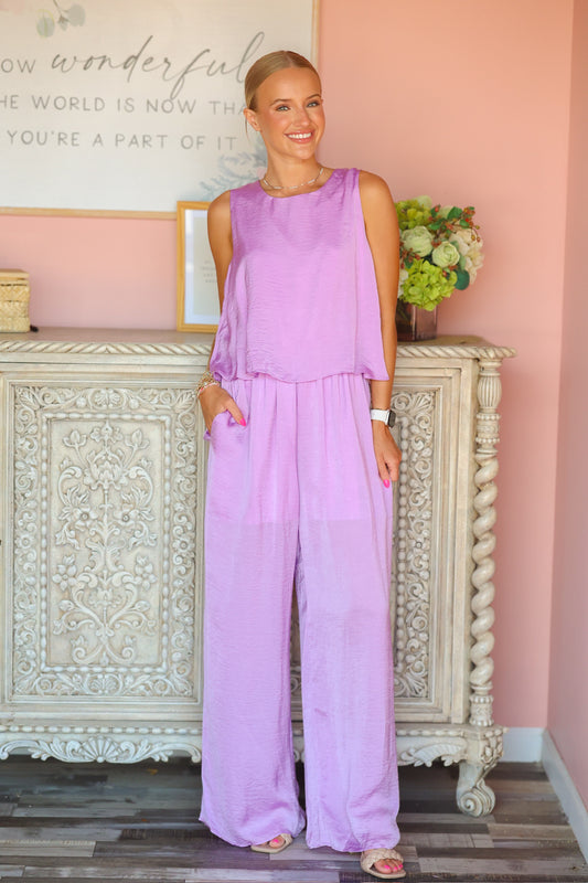 Lilac Romper
