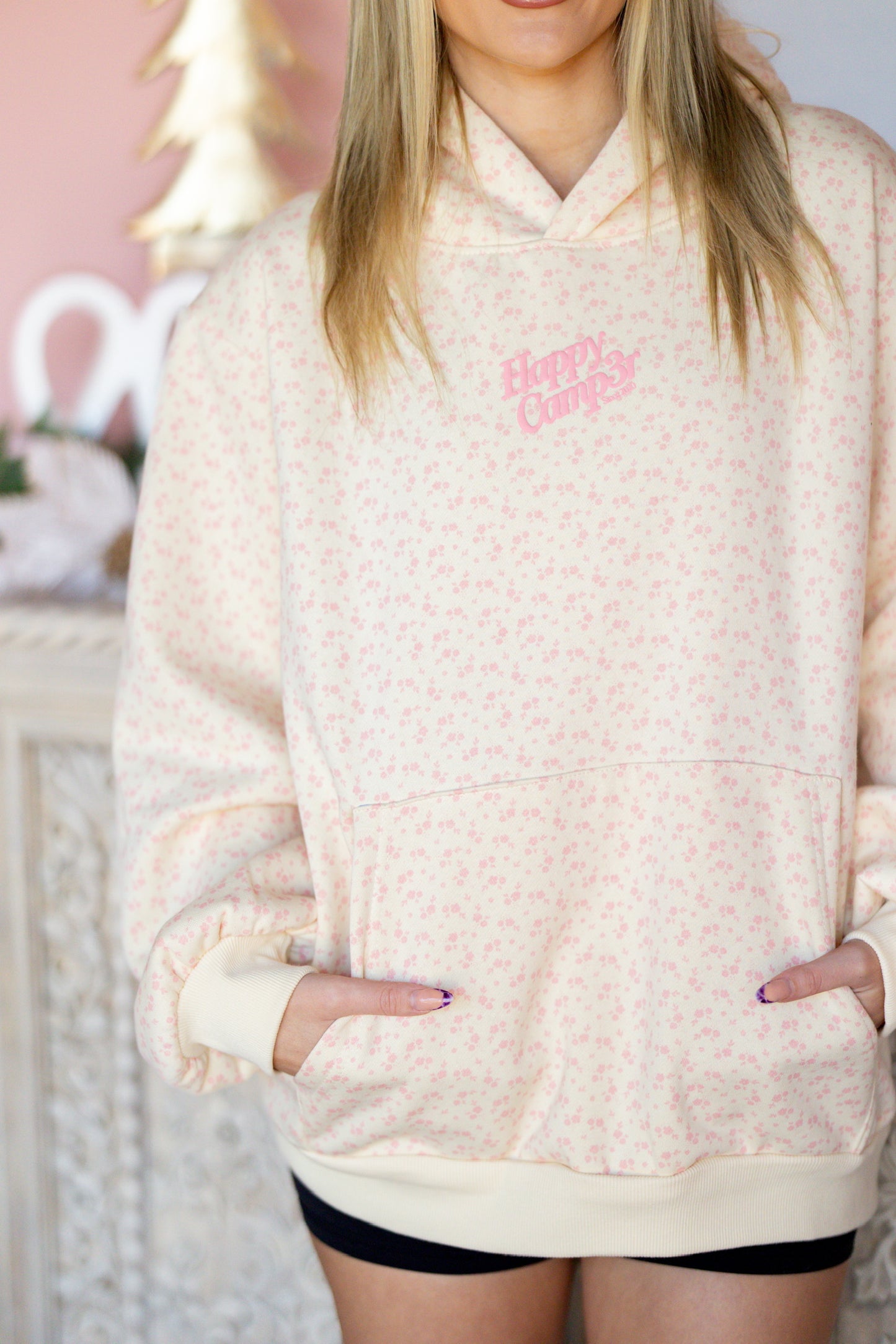 Snowy Blossom Hoodie