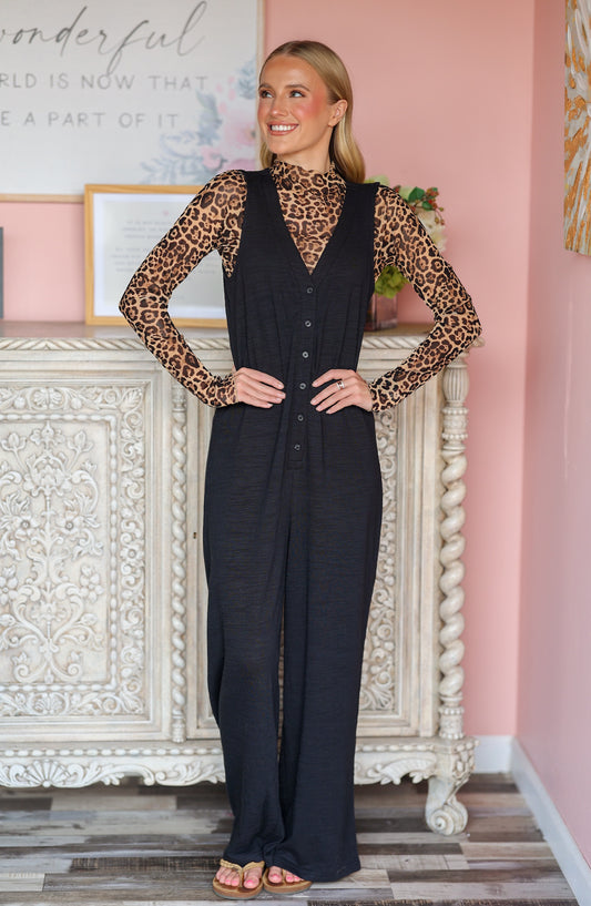 Solace Black Jumpsuit