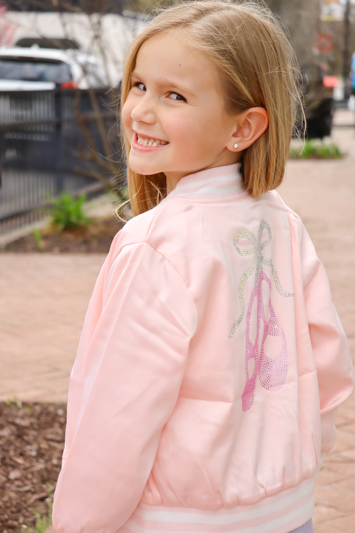 Kids- Stoned Ballet Satin Bomber