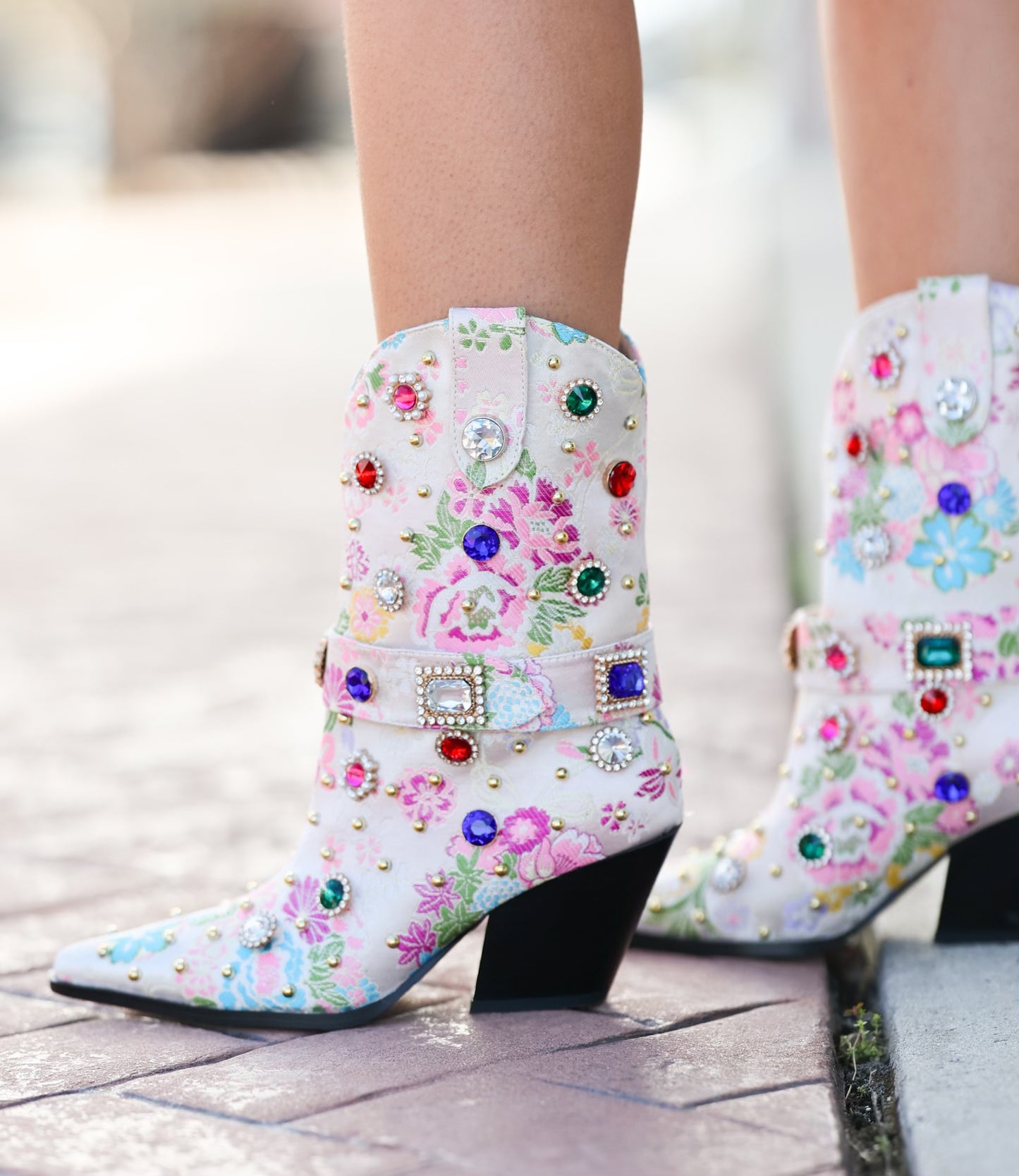 Bejeweled Boots