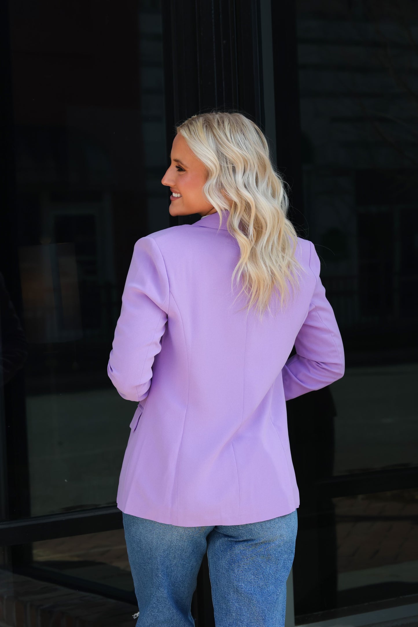 Lavender blazer jacket