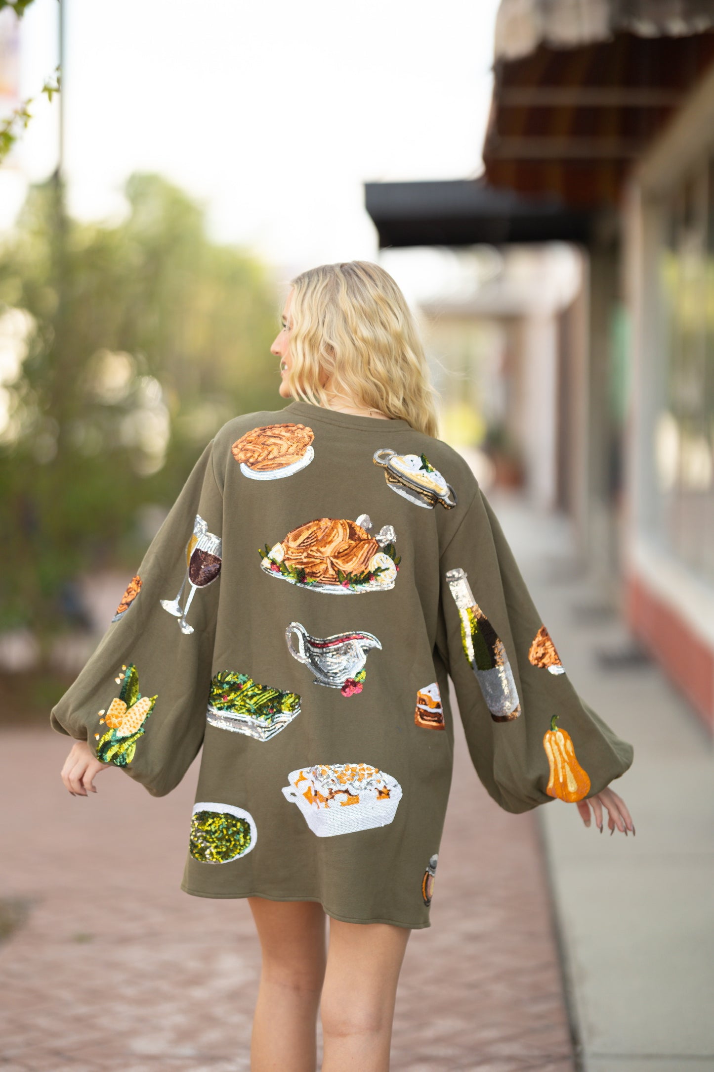 QOS Thanksgiving Food Dress