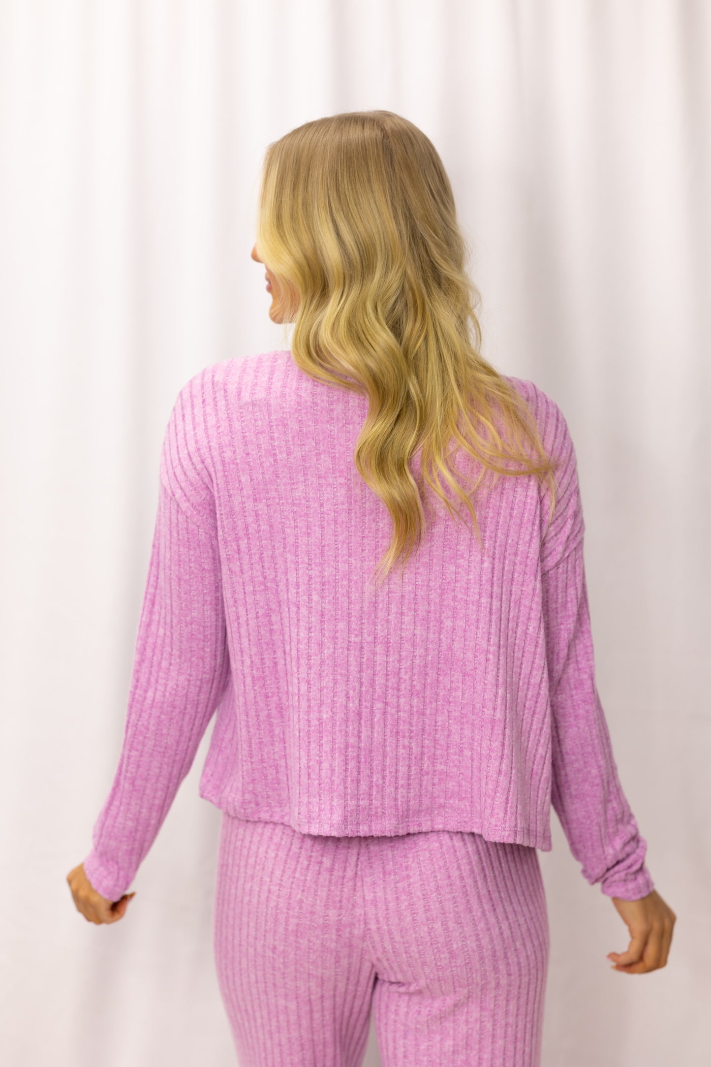 Violet Cardigan Top