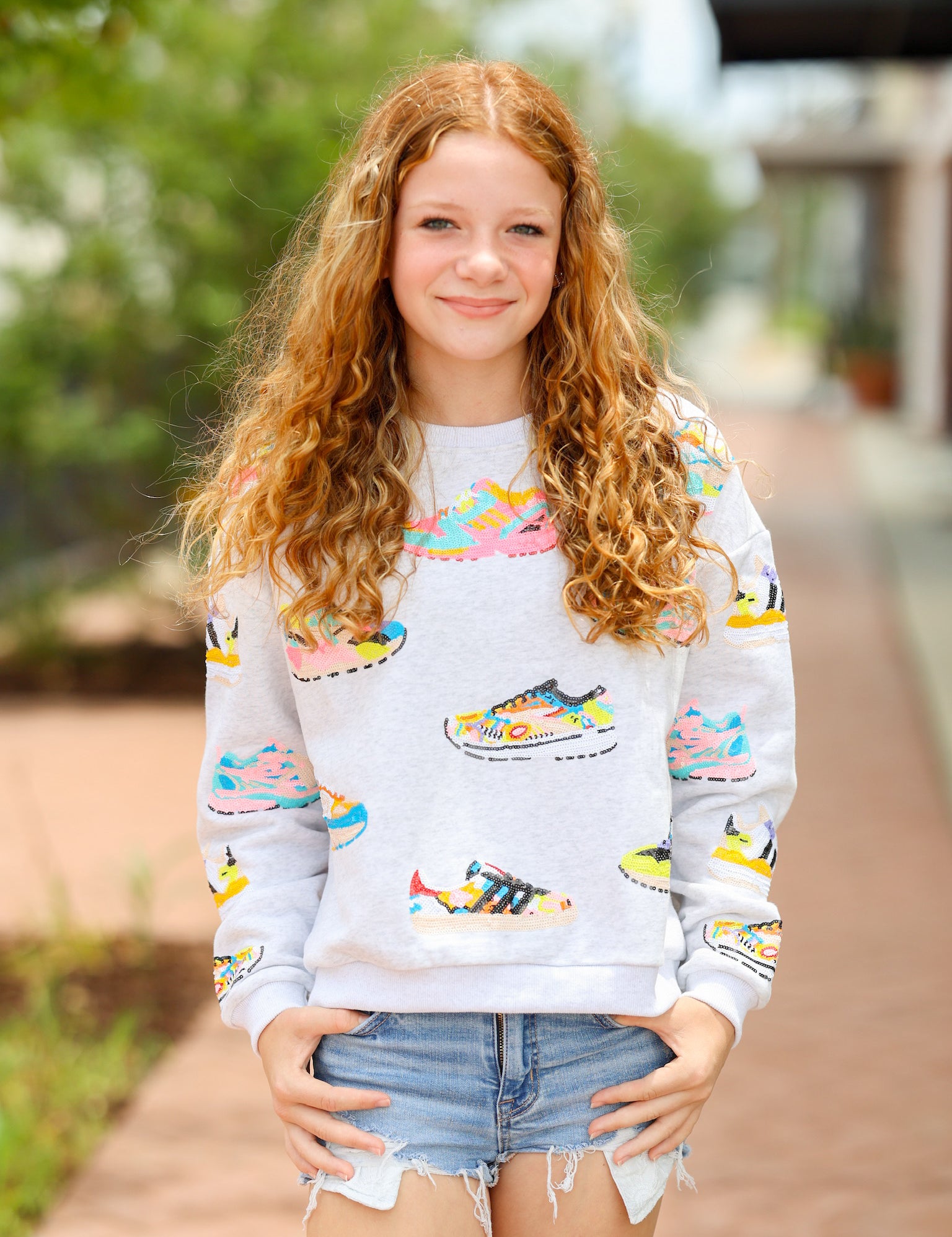 KIDS QOS Sneaker Sweatshirt