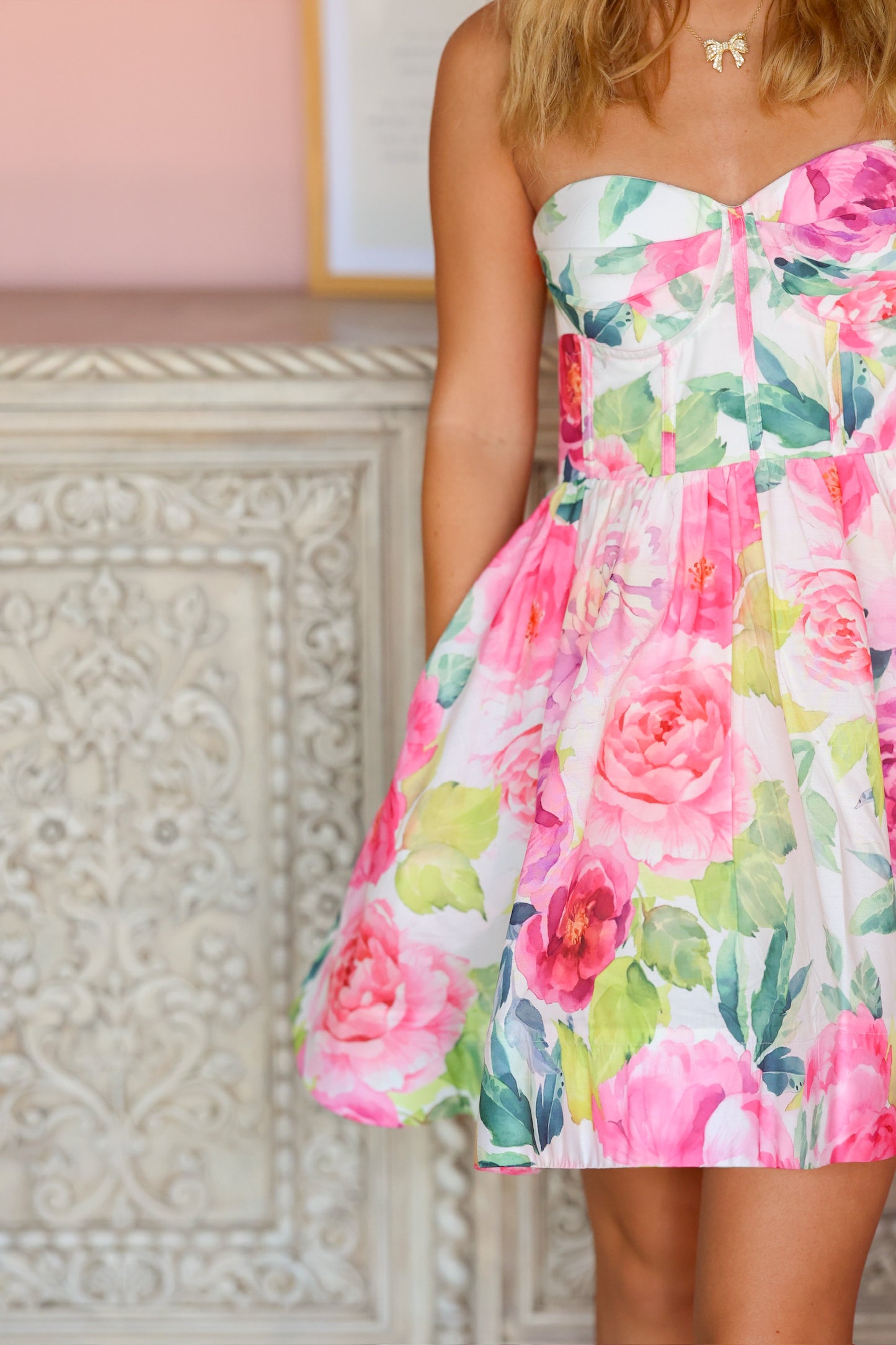 Flower Garden Mini Dress