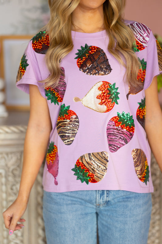 QOS strawberry tee