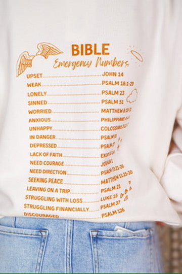 Bible Emergency Sweatshirt