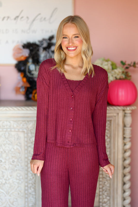 Mara Rib Cardigan
