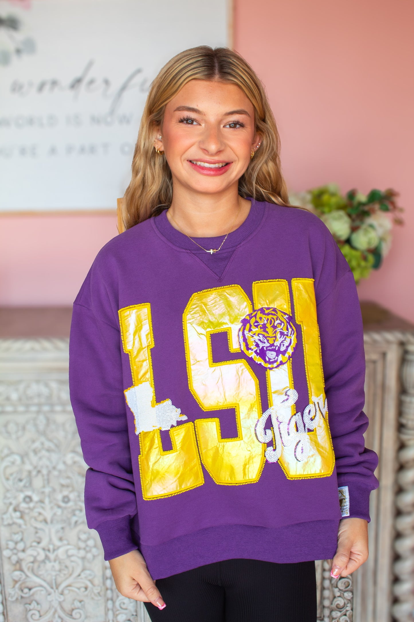 QOS LSU Game Day Sweatshirt