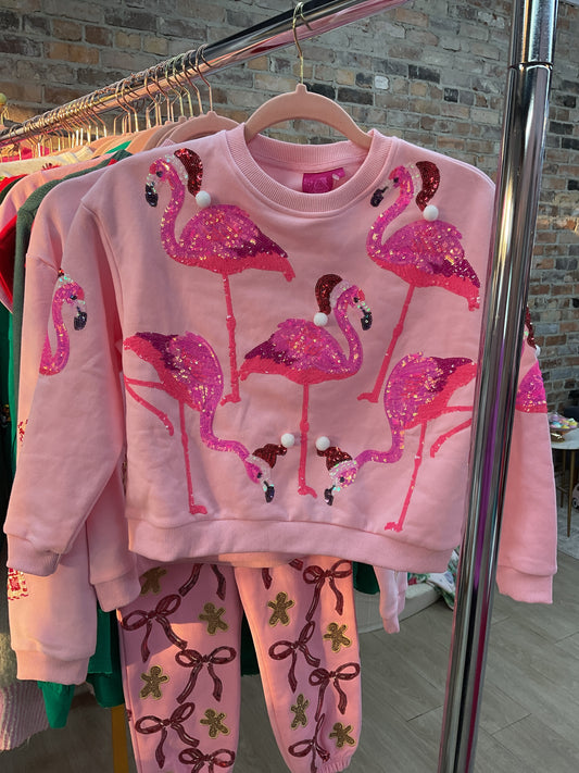 Kids QOS Flamingo Sweatshirt