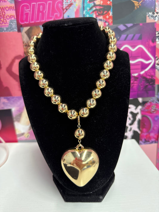 Big Gold Heart Set