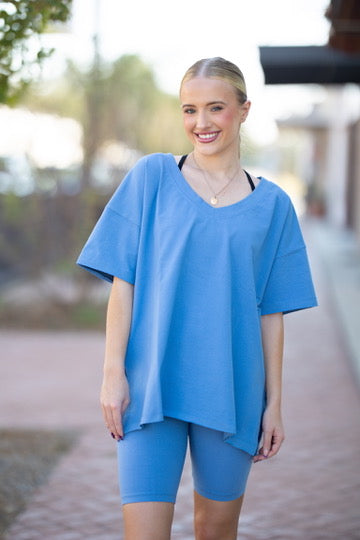 Chambray Reversible Top