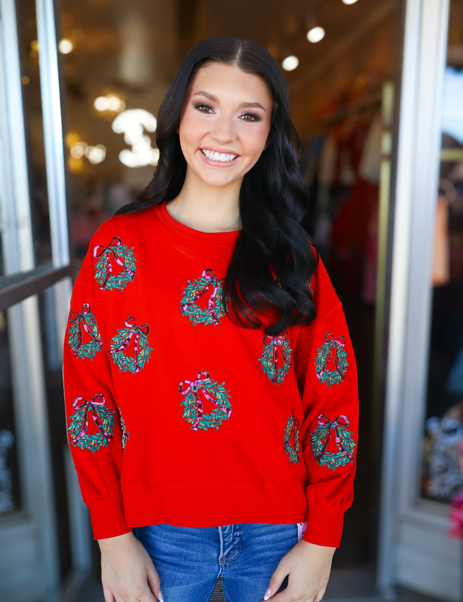 Millie Berry Wreaths Sweatshirt