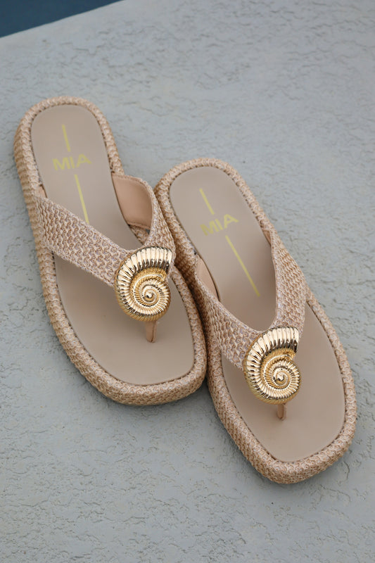Pamala Seashell Flip Flop