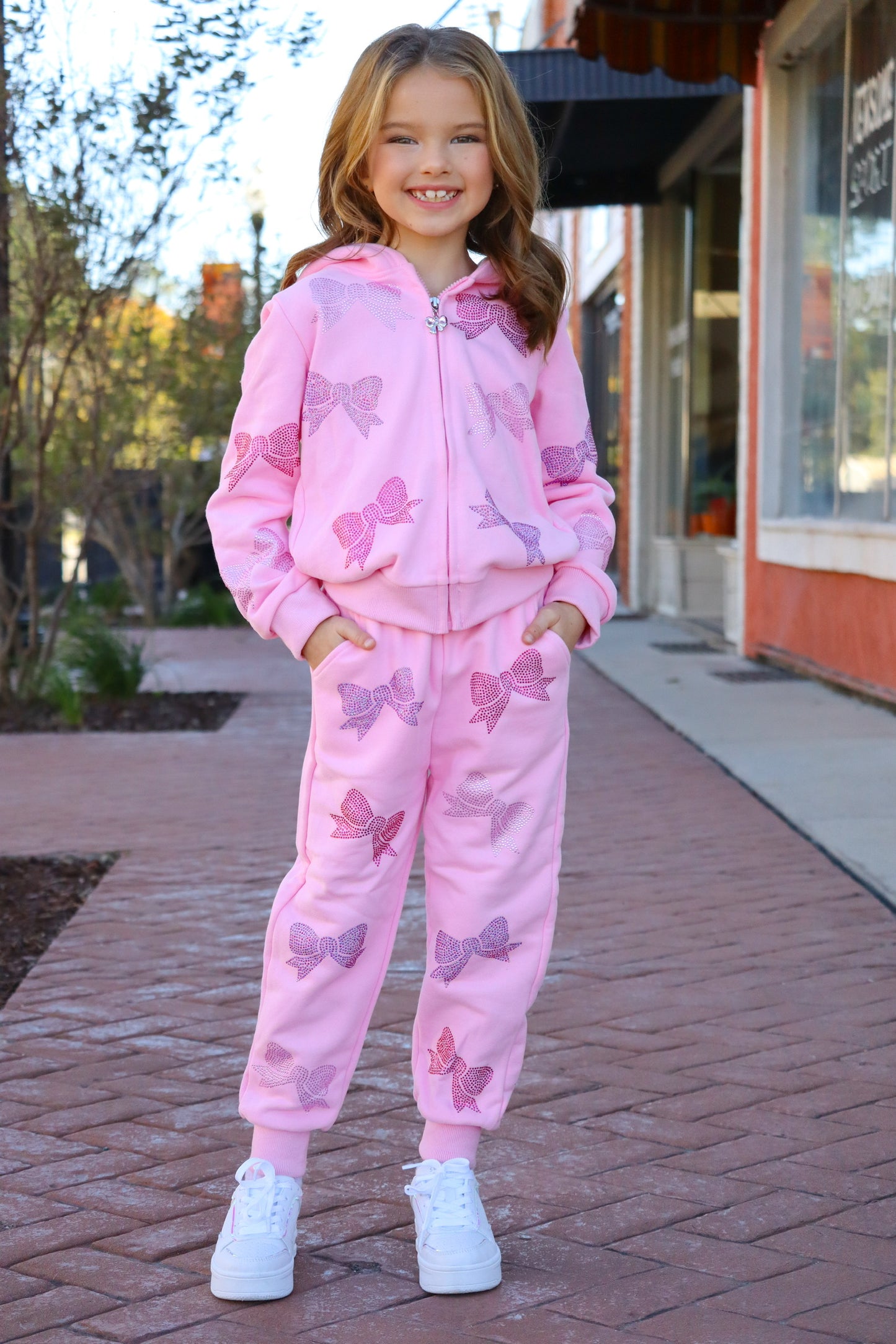 Kids Crystal Bow Set