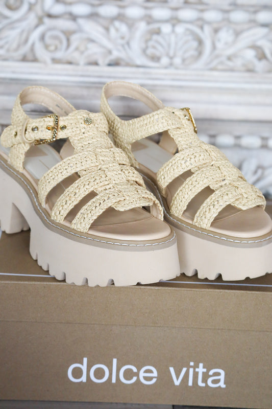 Woven Chunky Wedge