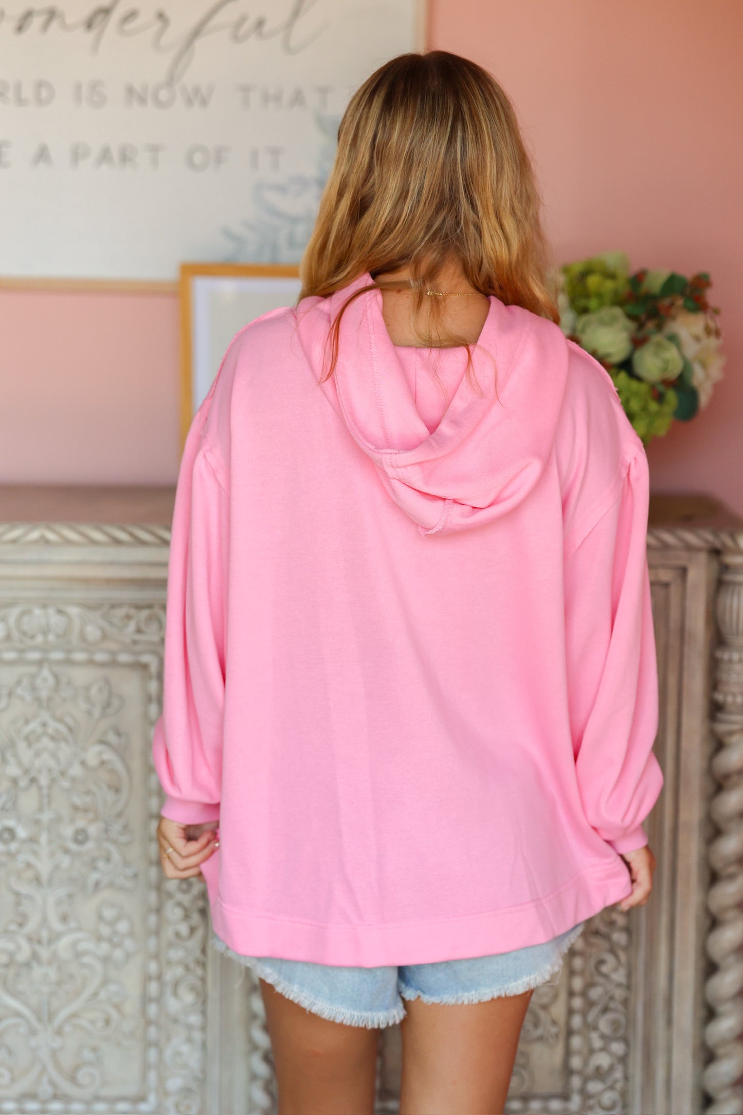Pink Bow Pullover