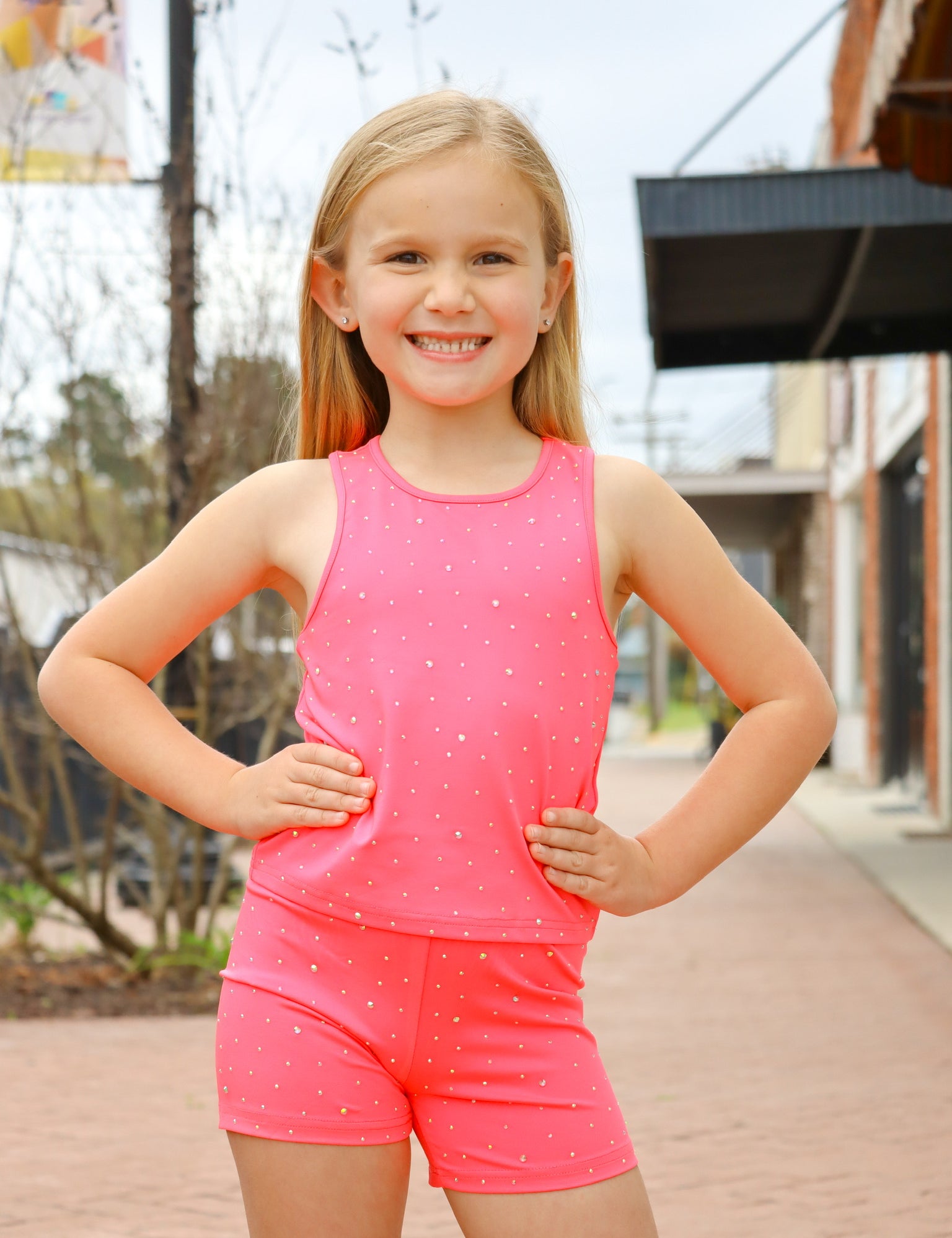 Kids- Stoned Pink Set