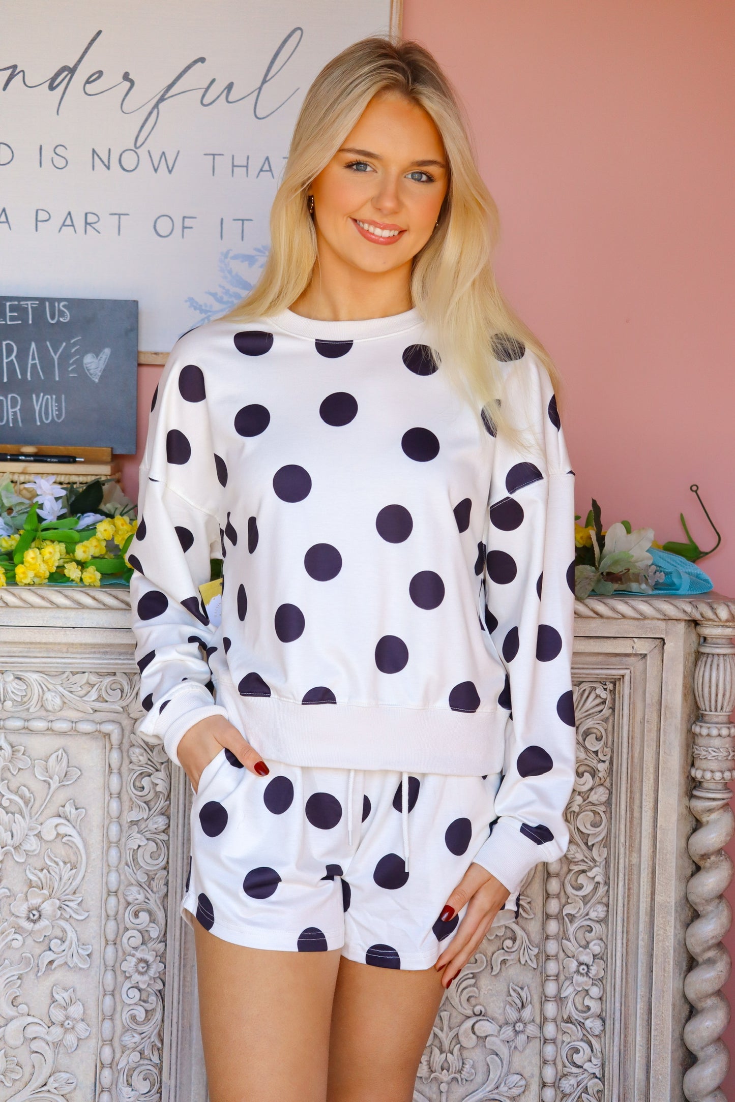 Polka Dot Sweatset