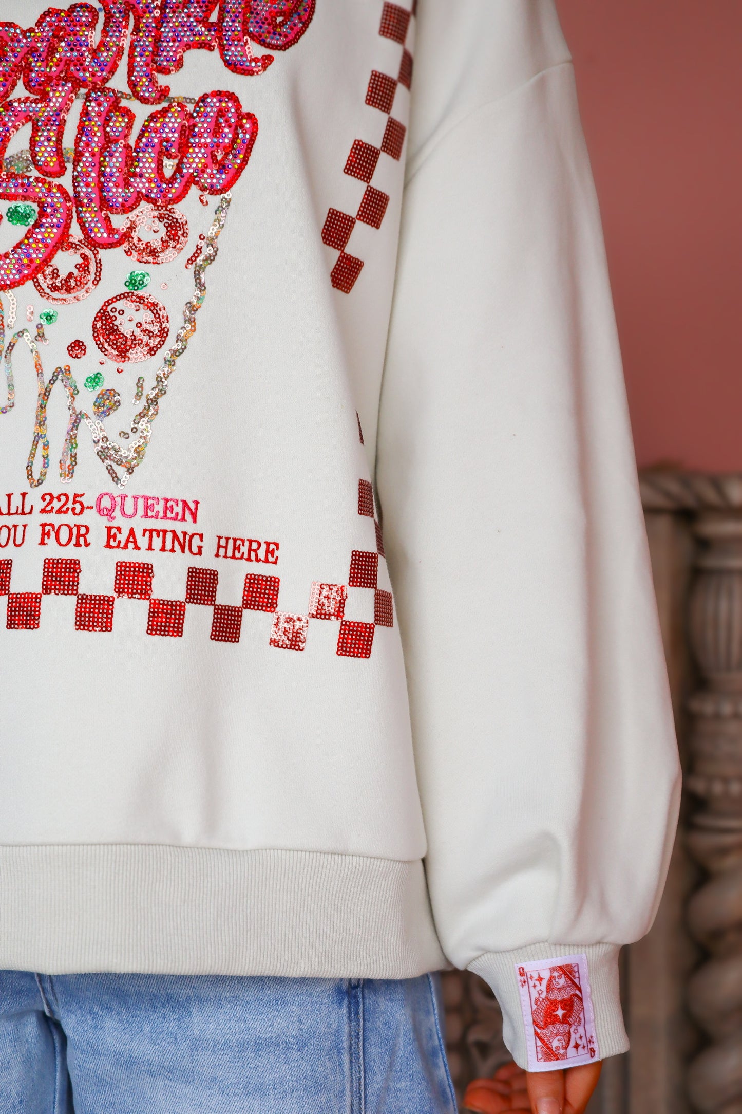 QOS Sparkle Slice Sweatshirt