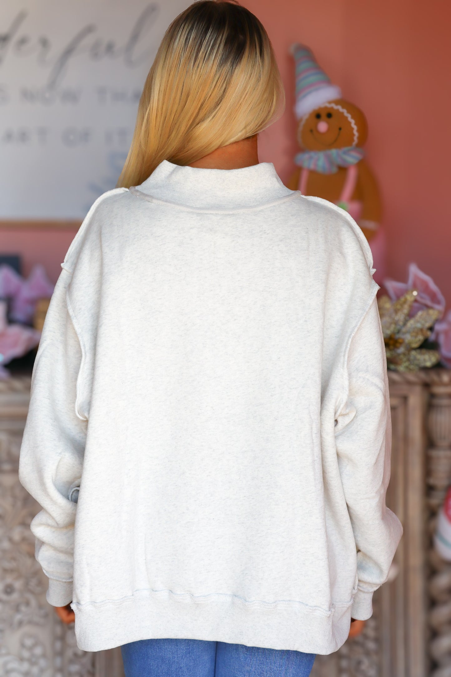 WWJD & AMEN Reversible Mock Neck