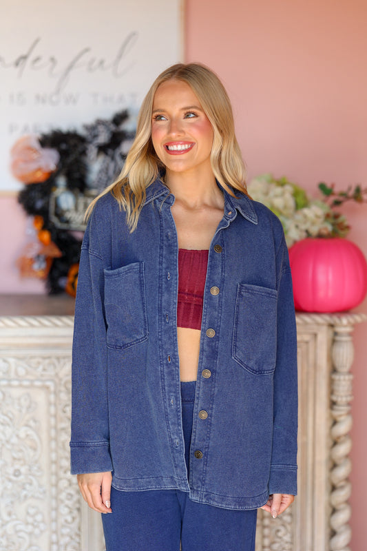 All Day Knit Denim Jacket