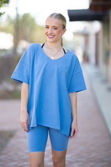 Chambray Reversible Top