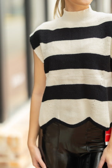 Black & White Stripped Sweater