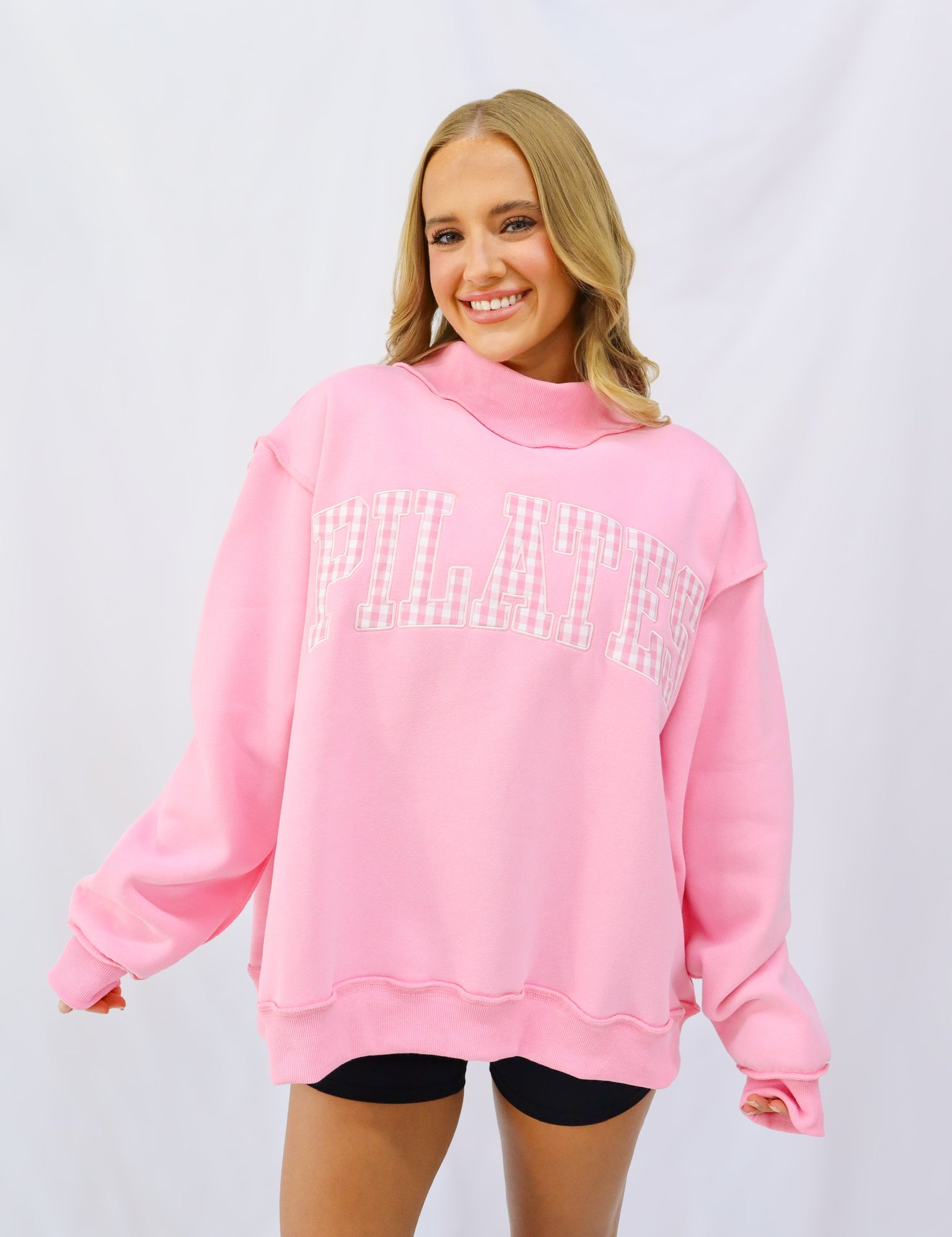 Pilates Barbie Mockneck