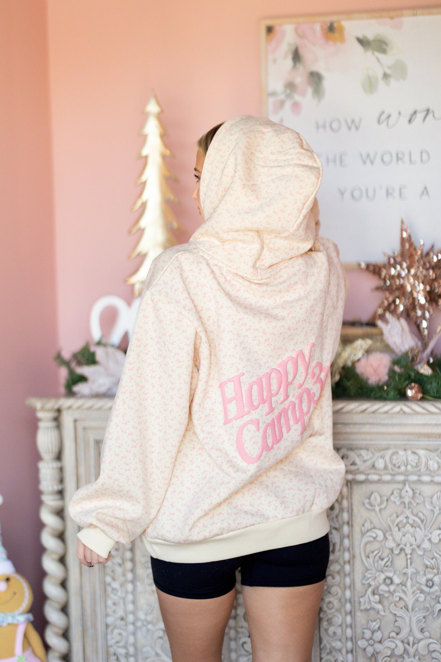 Snowy Blossom Hoodie