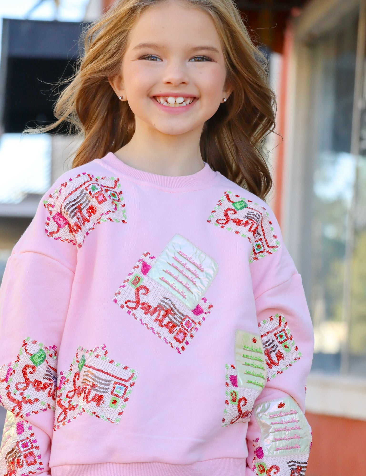 QOS KIDS Letter To Santa Sweatshirt