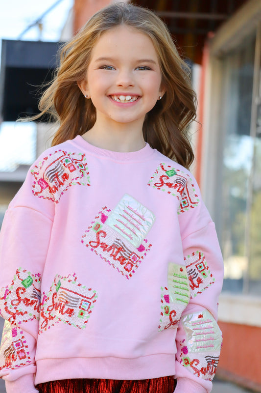 QOS KIDS Letter To Santa Sweatshirt