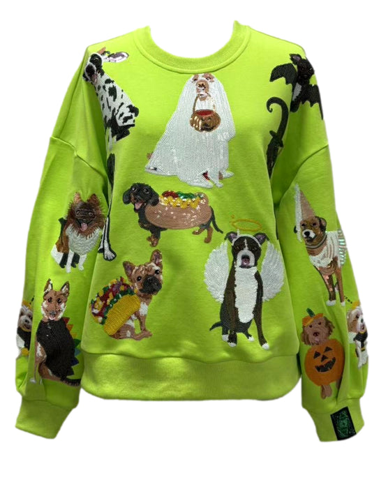 QOS Spooky Dog Sweatshirt